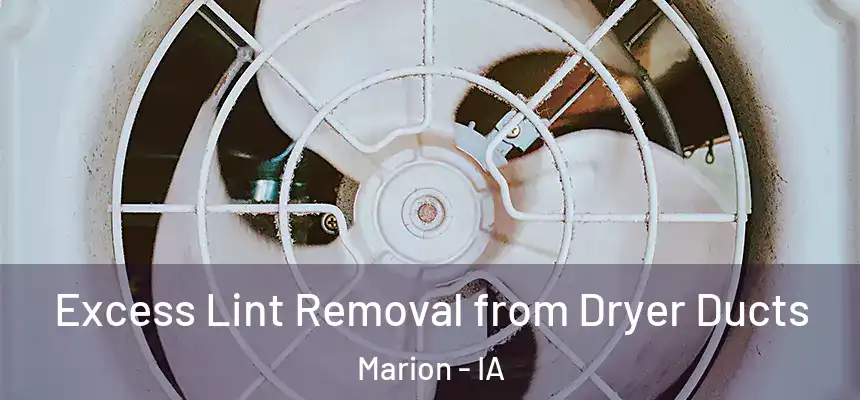  Excess Lint Removal from Dryer Ducts Marion - IA