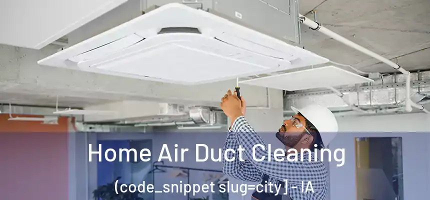  Home Air Duct Cleaning (code_snippet slug=city] - IA